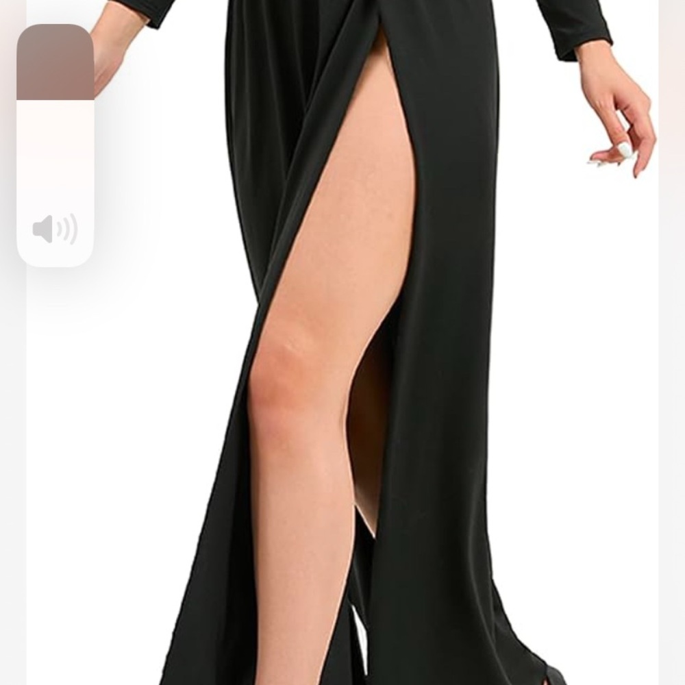 VENUS⭐️ - Black Skirt with Chain Slit 4 For $25